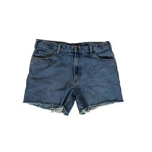 vintage unisex original rk brand denim distressed shorts sz 36 32 Bangladesh